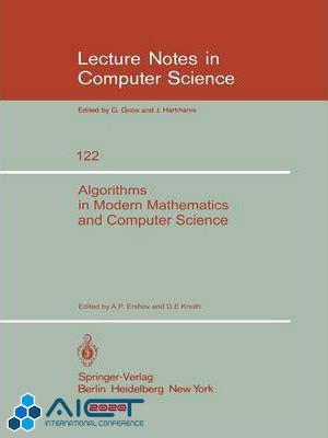 Algorithms in Modern Mathematics and Computer Science, Donal Knuth, Andrei Ershov, Springer, 1981 Algorithms in Modern Mathematics and Computer Science, Donal Knuth, Andrei Ershov, Springer, 1981